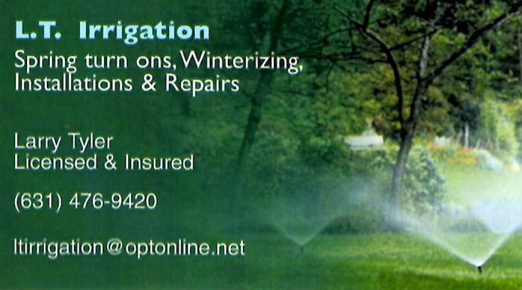 Larry Tyler L. T. Irrigation, Inc.