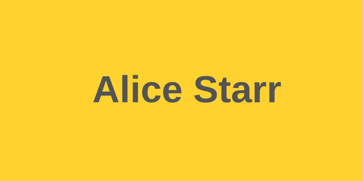 Alice Starr