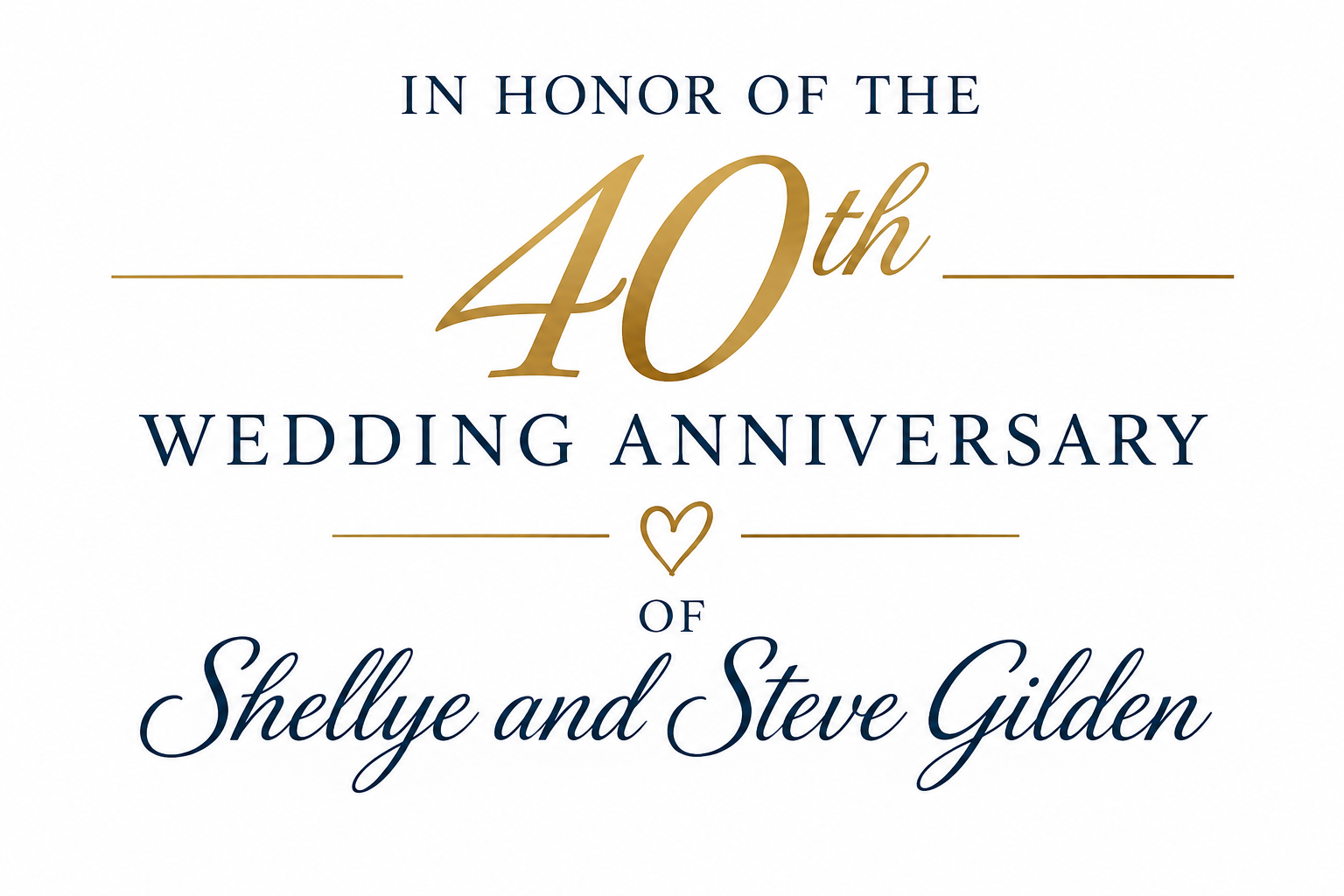 Shellye and Steve Gilden