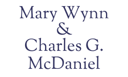 Mary Wynn & Charles G. McDaniel