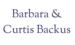 Barbara & Curtis Backus