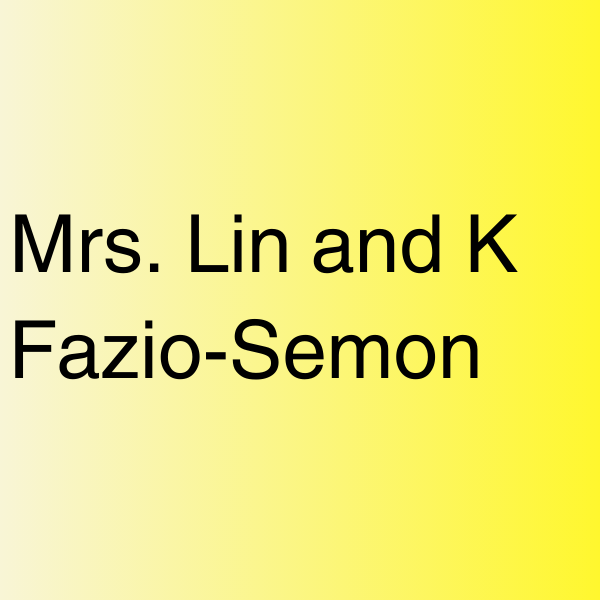 Lin and K Fazio-Semon