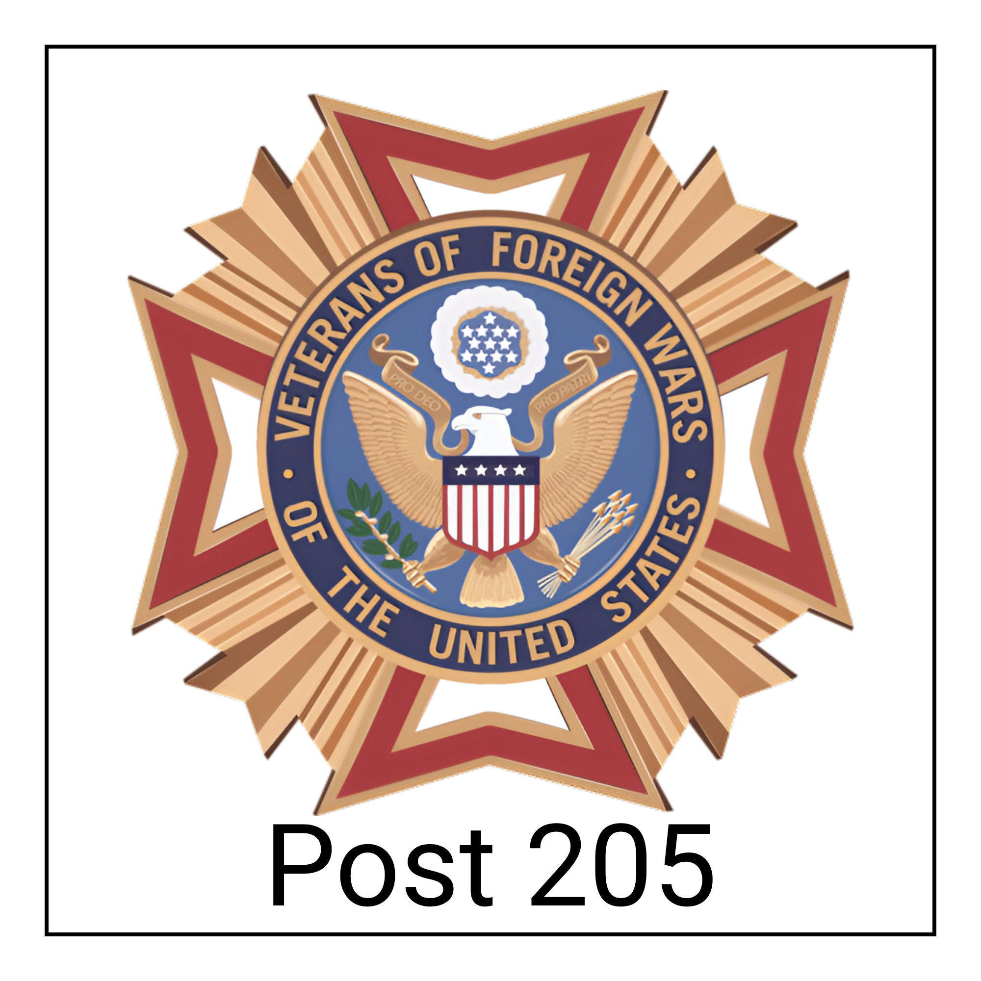 VFW Post #205, Attn: Commander Galuski