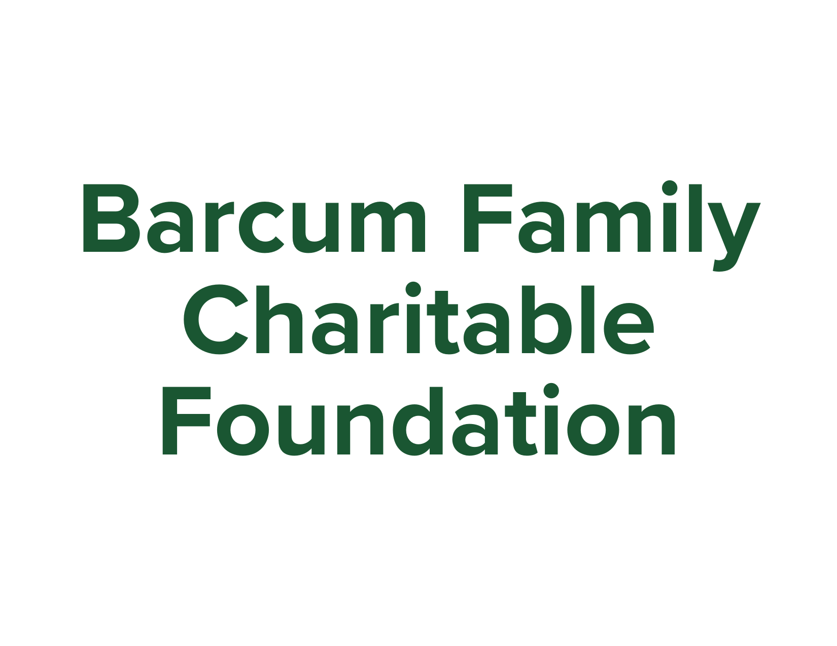 Barcum Family Charitable Foundation