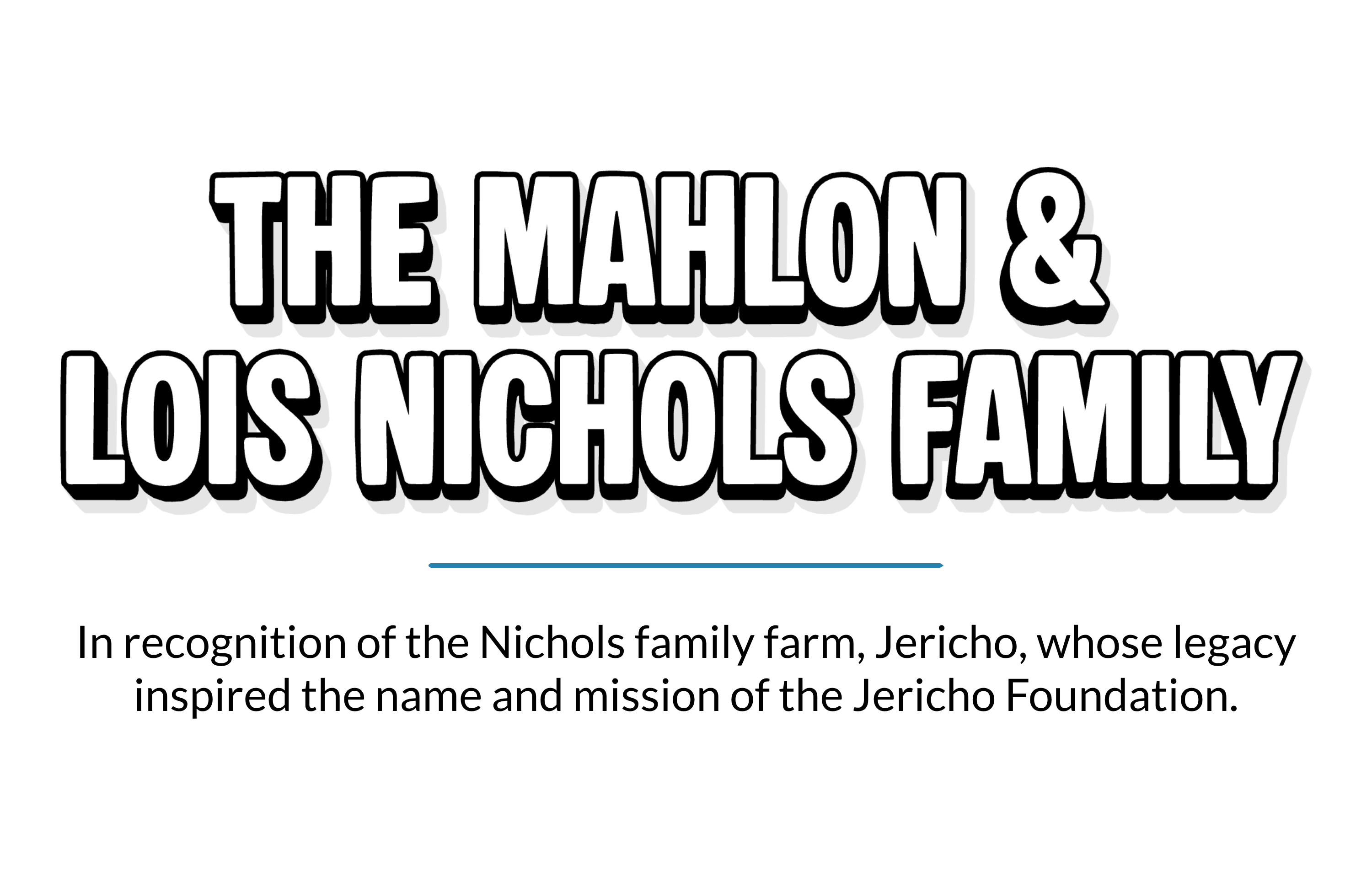 The Mahlon and Lois Nichols Family
