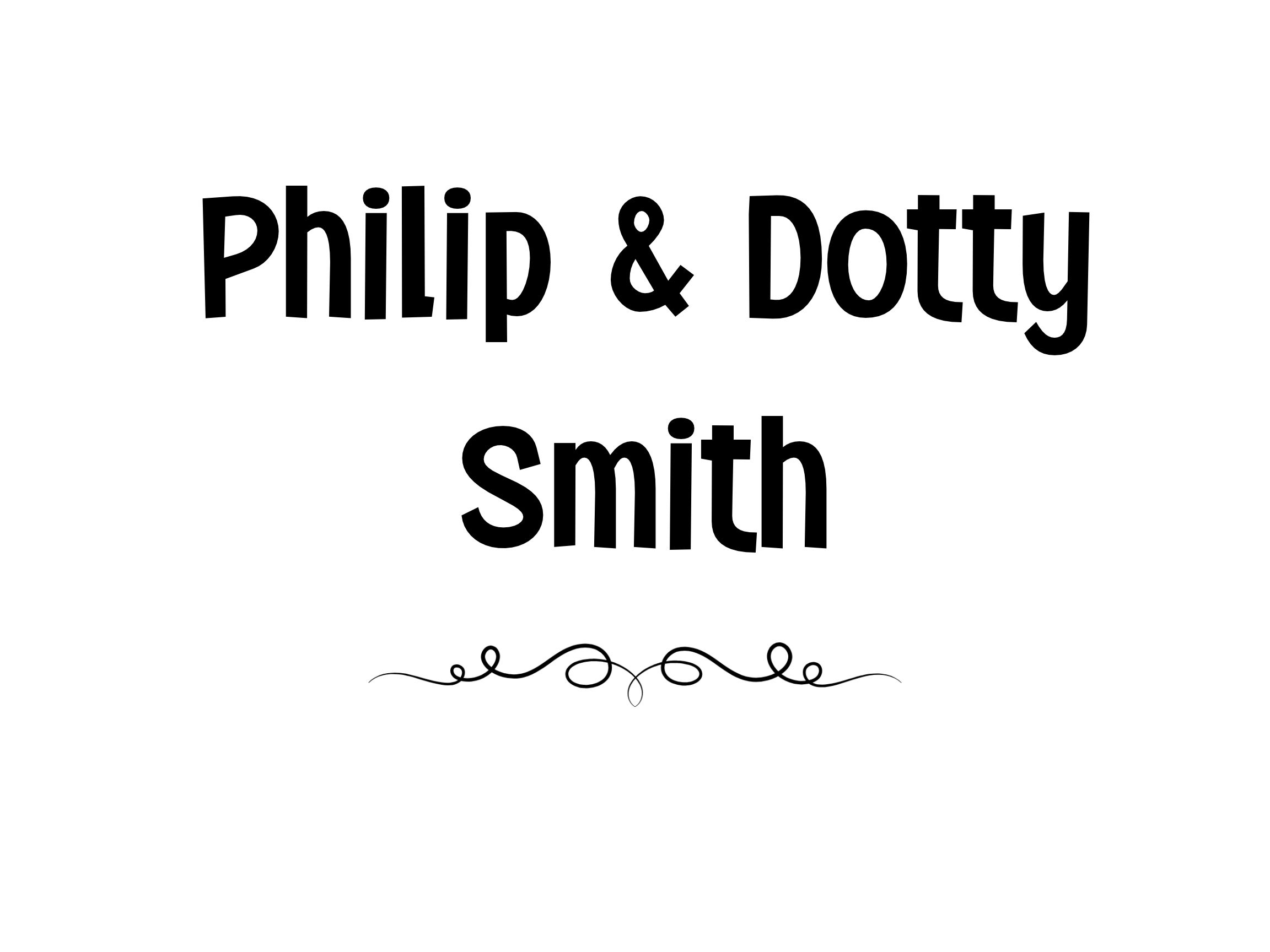 Philip and Dotty Smith