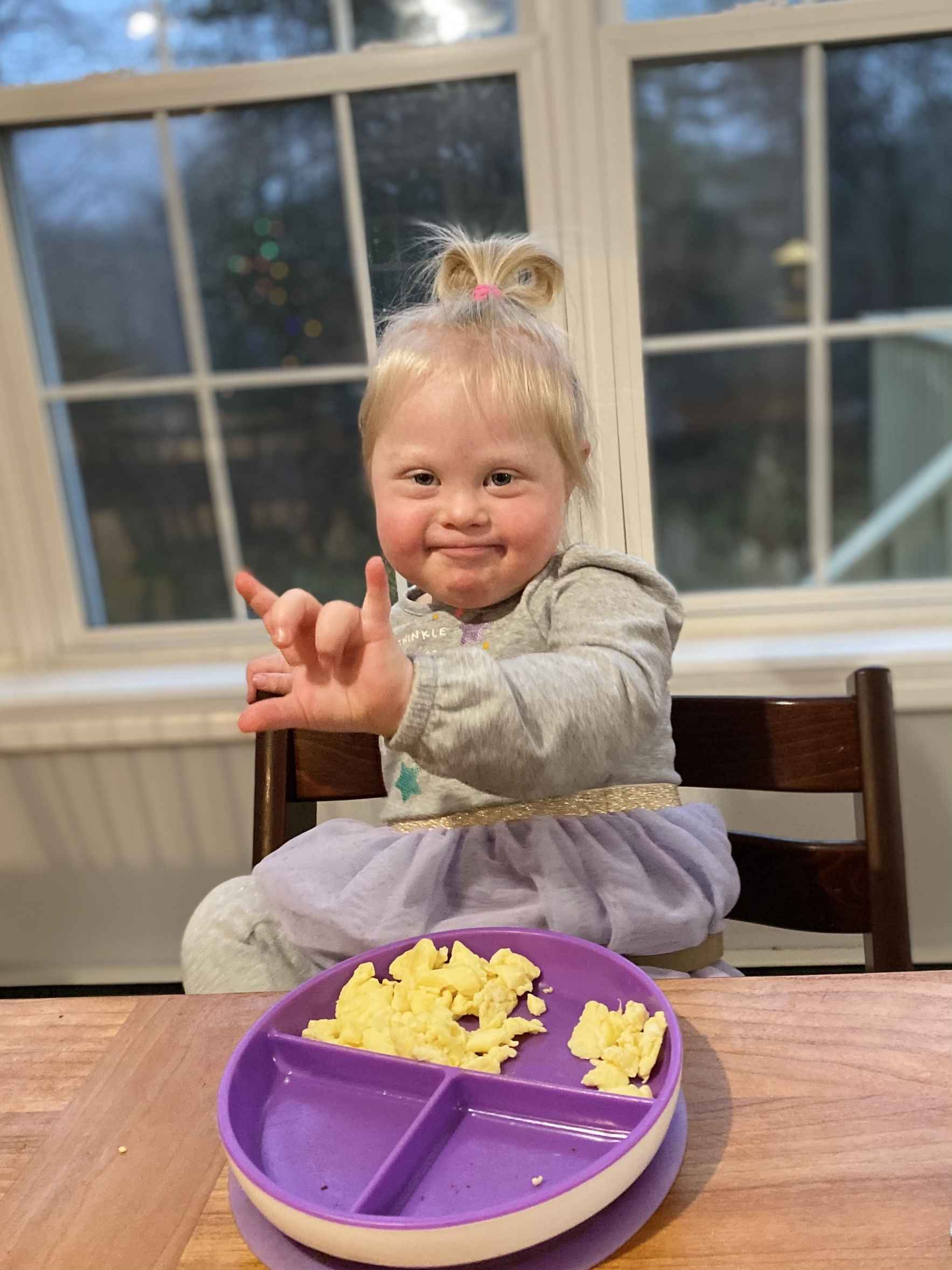 We can provide accurate, up to date information, resources and support to new families of children with Down syndrome image