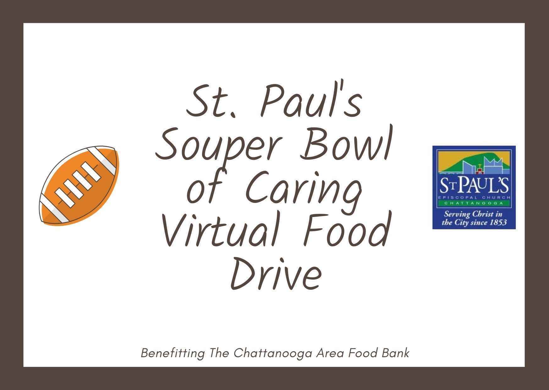 St. Paul's Souper Bowl of Caring Food Drive for The Chattanooga Area Food Bank image