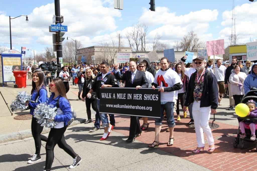 I'll be walking a mile in high heels on April 24 to raise awareness and funding for Crisis Services' Advocate Program. image