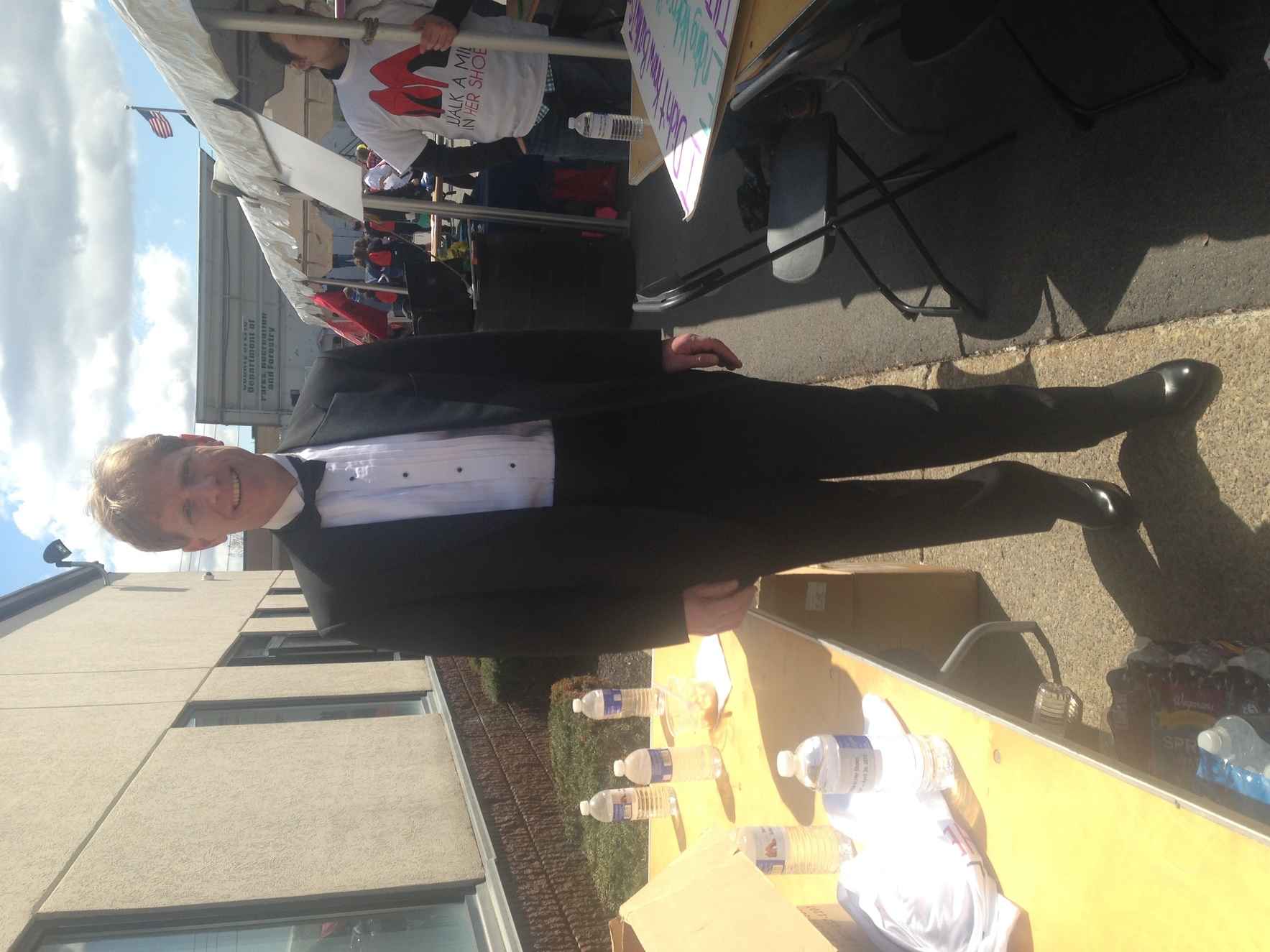 I'll be walking a mile in high heels on Sunday, April 24 to raise awareness and funding for Crisis Services' Advocate Program. image