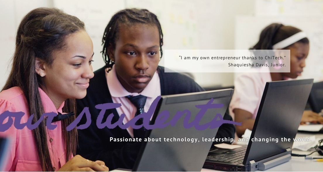 Help us expand ChiTech's successful curriculum to more students in Chicagoland!  image