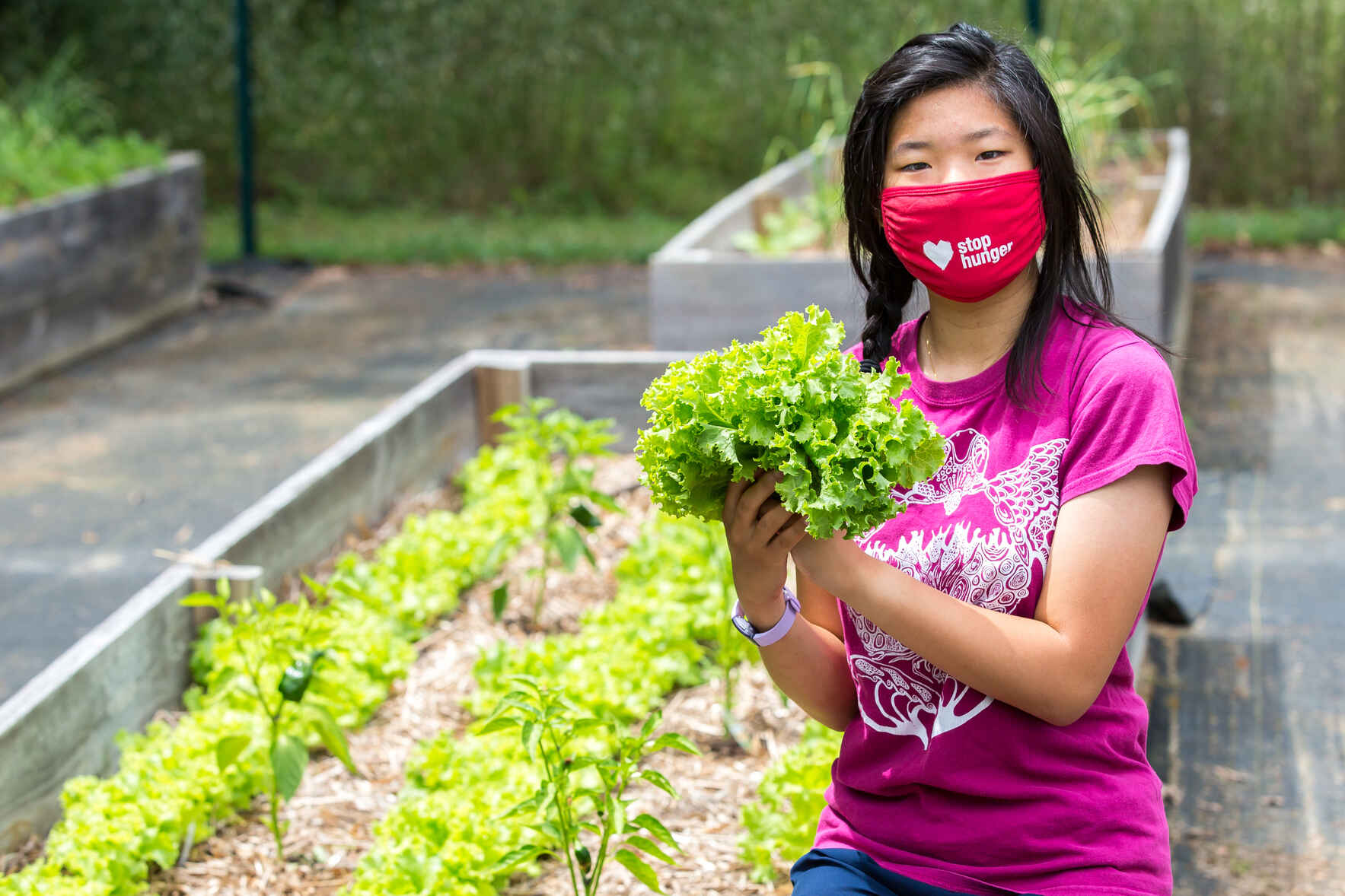 We can help people struggling with food insecurity to eat more plant-forward foods. image