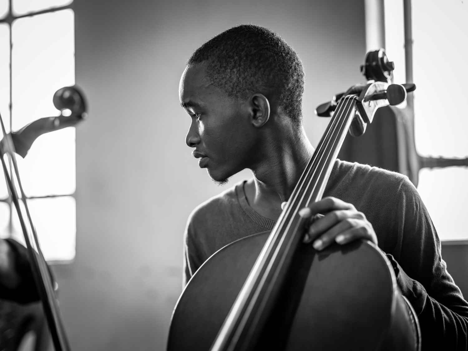 KICF, through intensive teaching and mentorship, guides string students from ideas to life practices.  image