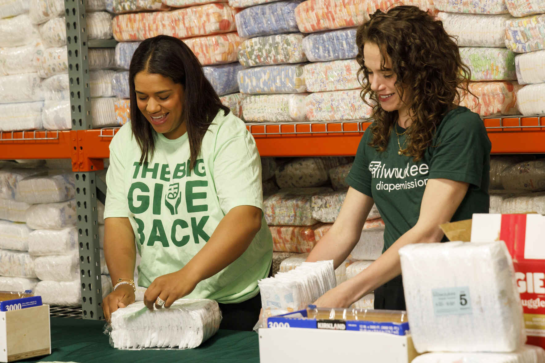We can provide families with a reliable source of diapers, wipes, and period supplies image