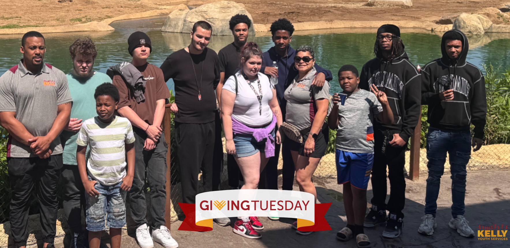 Every dollar helps K.E.L.L.Y. Youth Services deliver critical support, from counseling and education to outings that help youth simply feel like kids again. image
