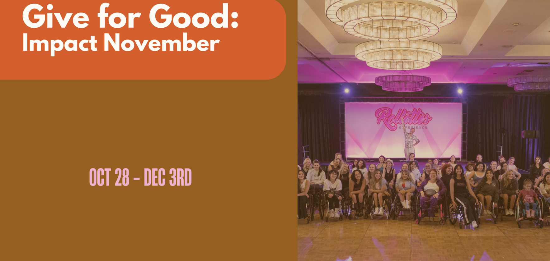 GIVE FOR GOOD for Rollettes Foundation.  image