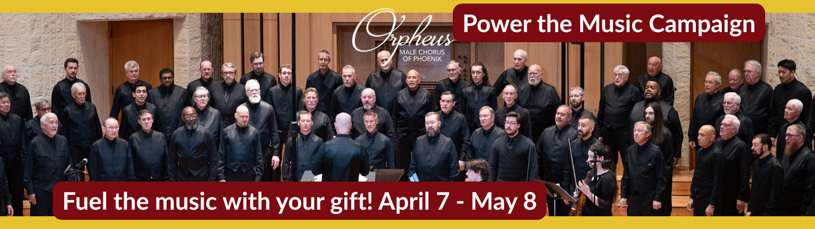 Lift Every Voice. Power the Music of Orpheus Male Chorus image