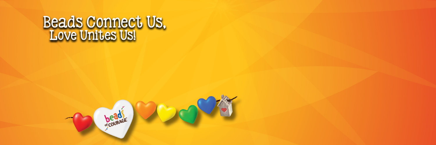 World Beads of Courage month is here help give kids and teens coping with serious illness Beads of Courage. image
