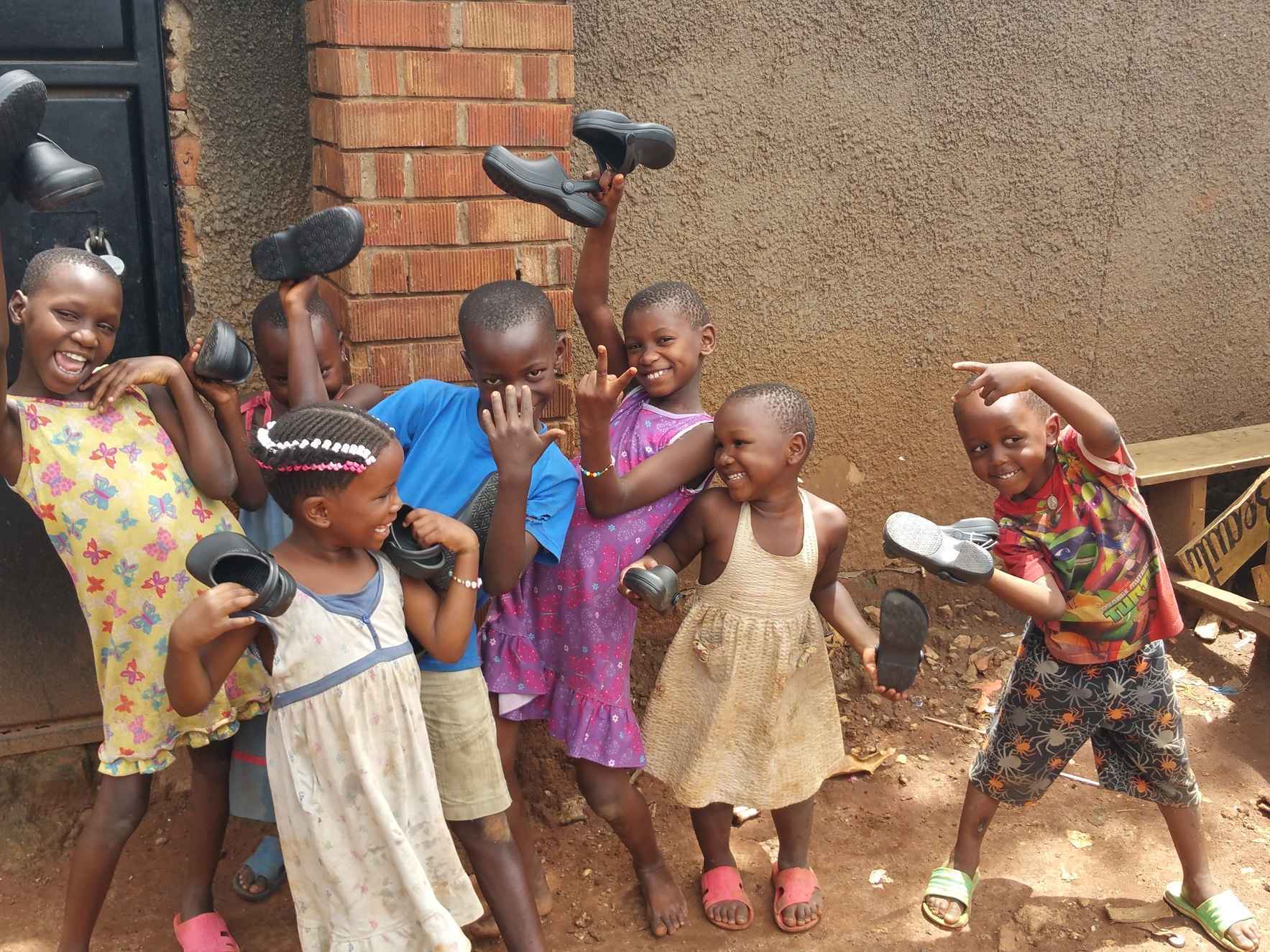Give shoes, give a dollar, give love! image