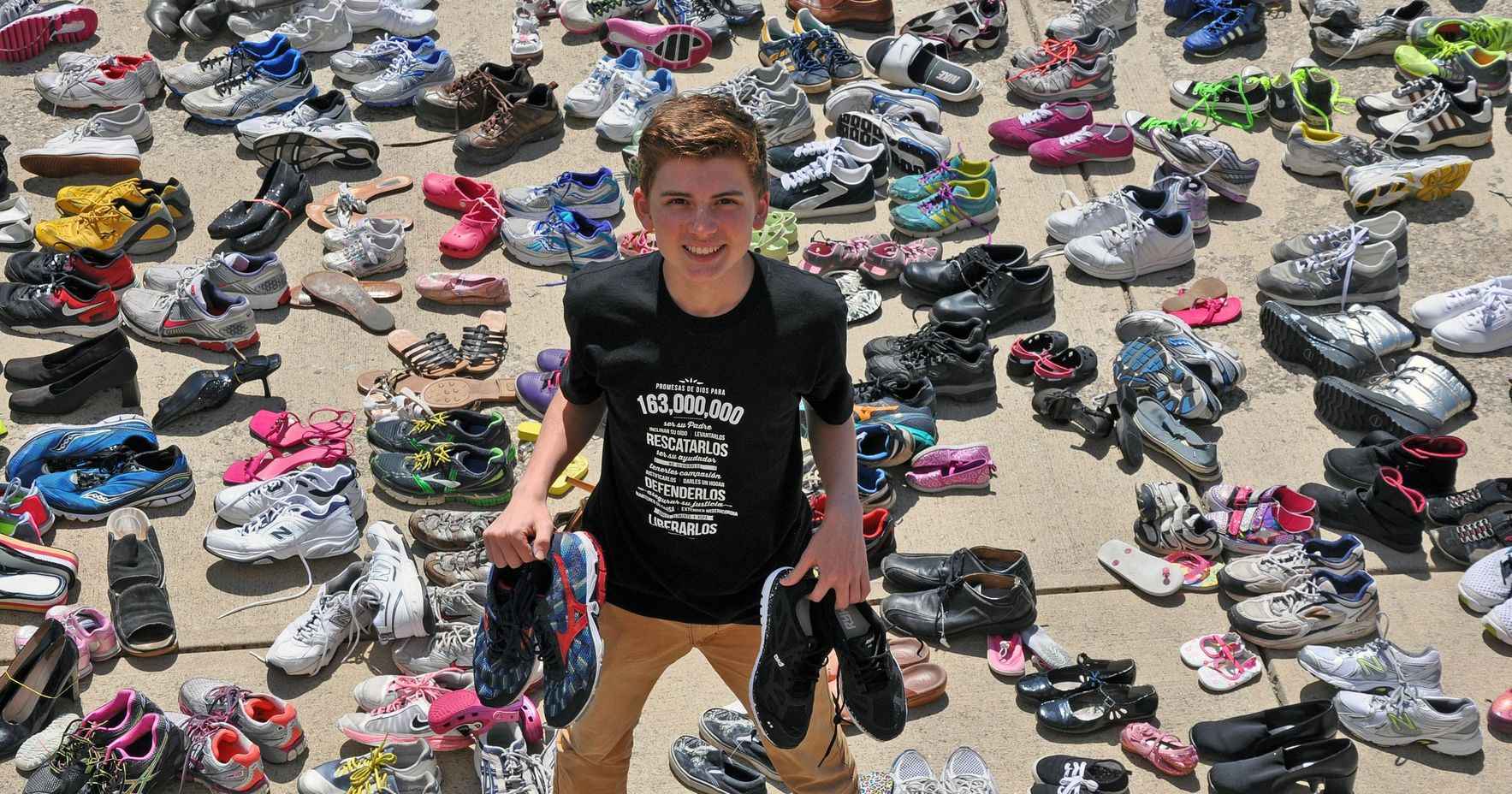 Host a shoe drive to get shoes to people in need! image