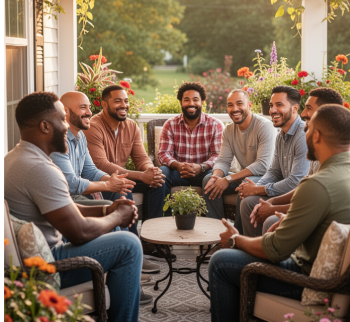 Brothers On The Porch  image