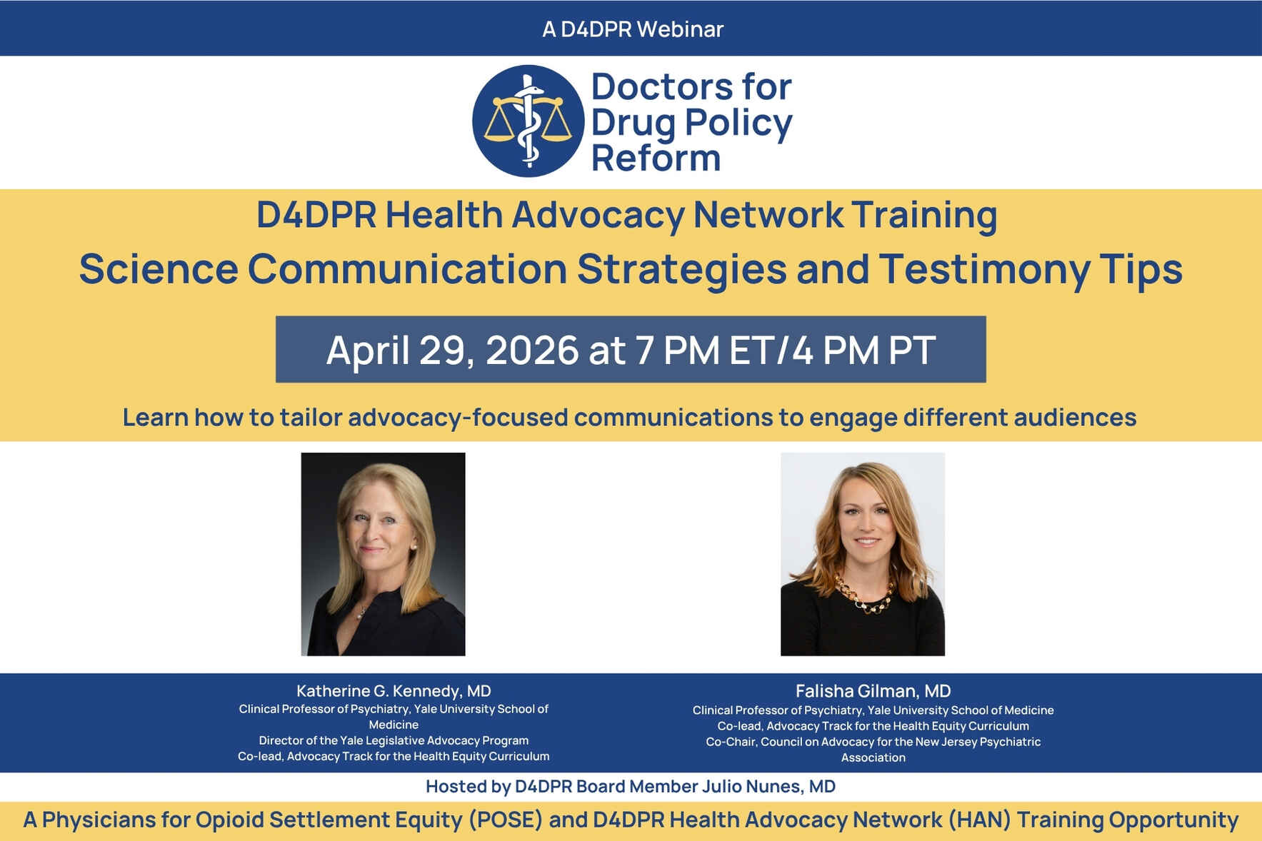 Health Advocacy Network Training- “Science Communication Strategies and Testimony Tips" image