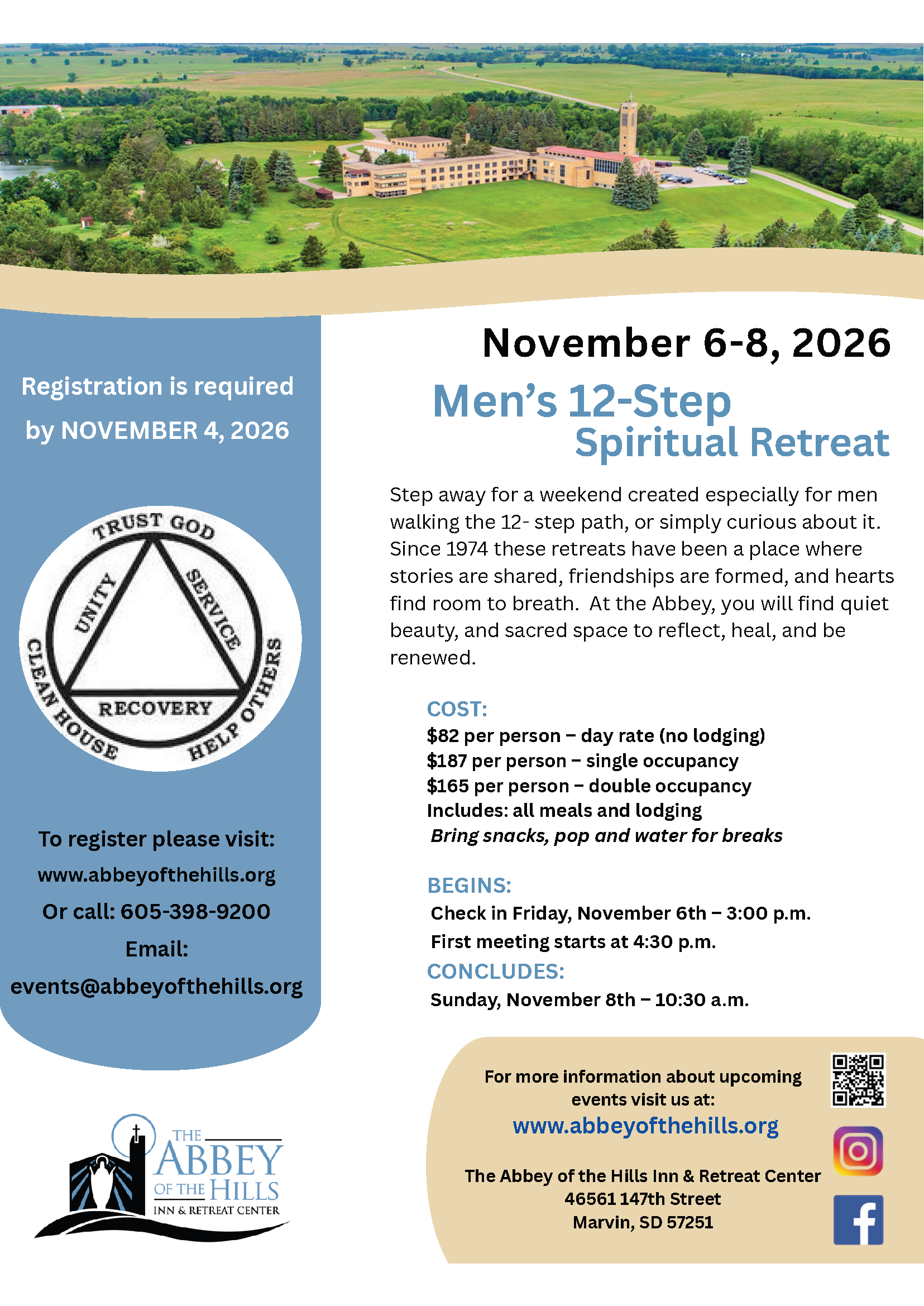 Men's 12-Step Spiritual Retreat image