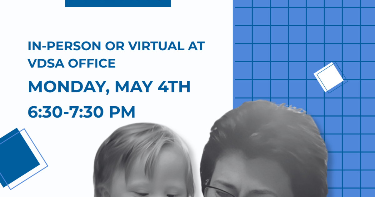 Virginia Down Syndrome Association - VDSA Grandparent Support Group Meeting