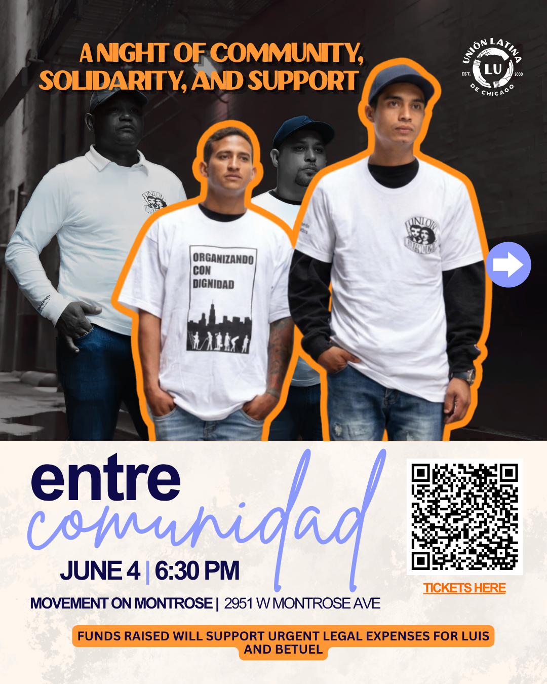 Entre Comunidad - A Fundraiser for Latino Union  image