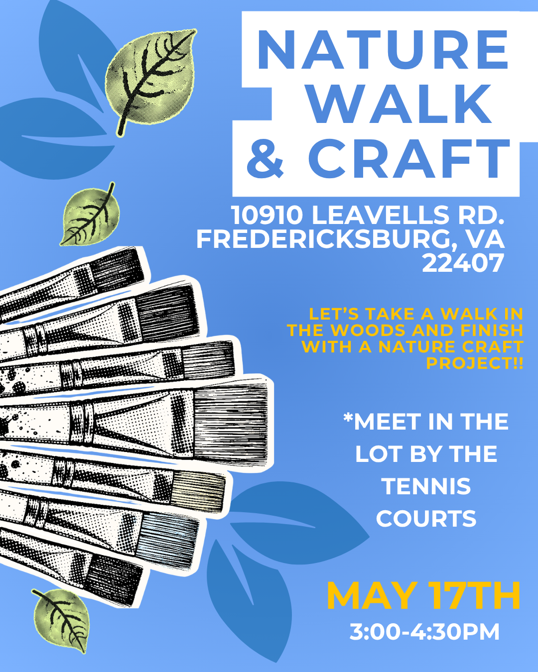 Nature walk and craft -F'burg image