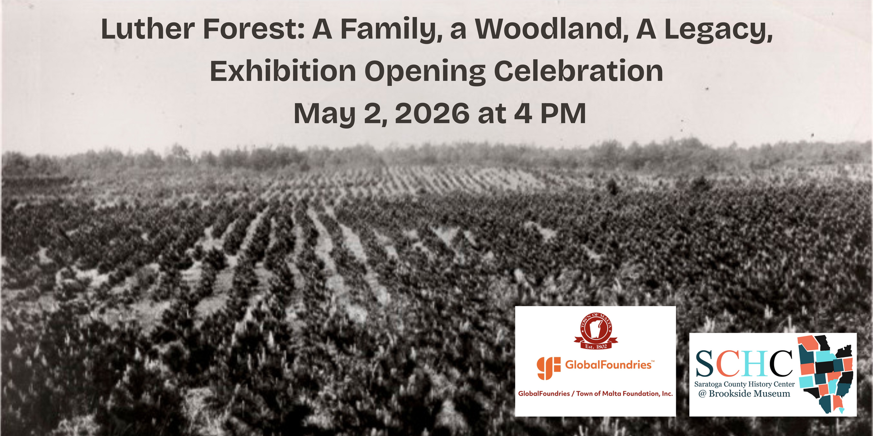 Luther Forest: A Family, A Woodland, A Legacy: Exhibition Opening Celebration image