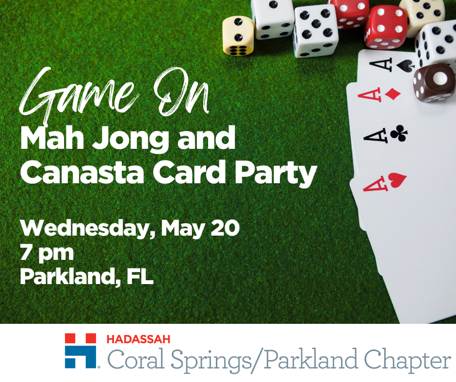 FL - FBR - Coral Springs Parkland Game On Mah Jong and Canasta Card Party 2026 image