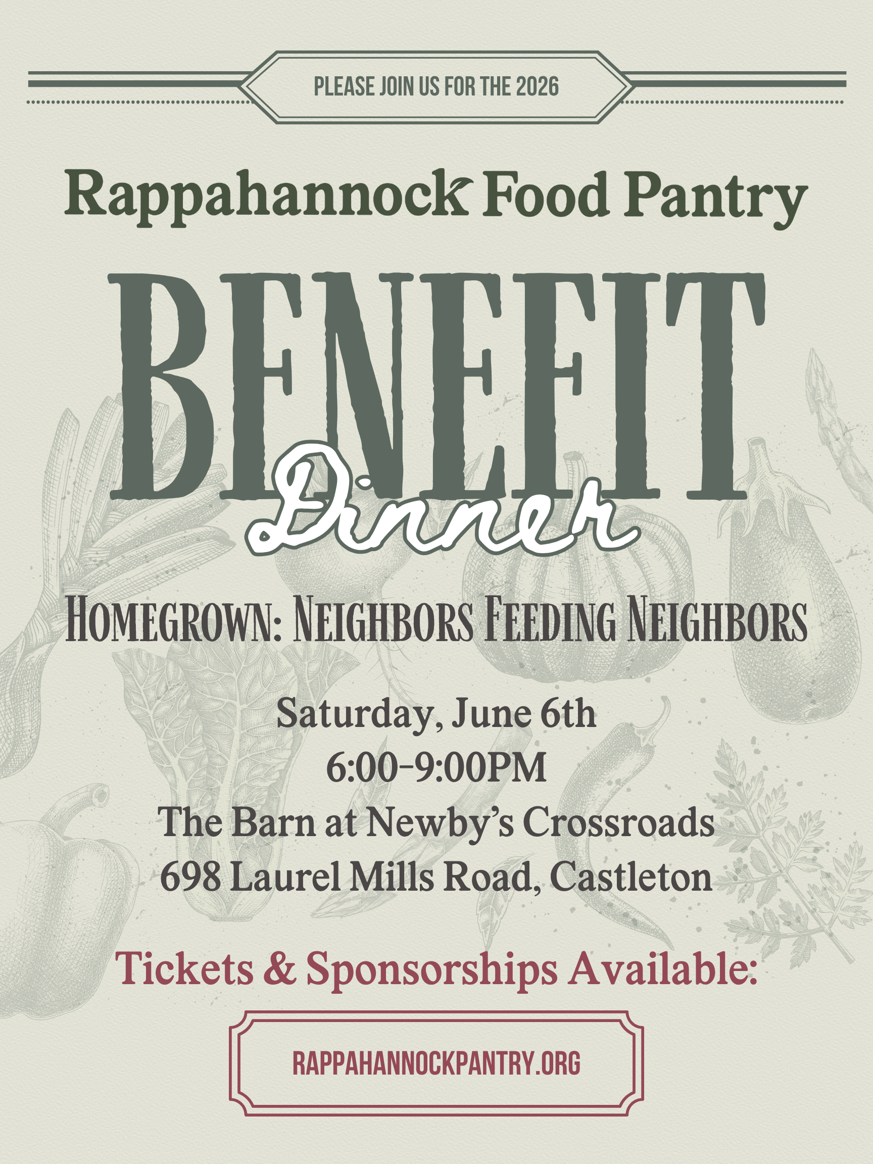 2026 Rappahannock Food Pantry Benefit Dinner image