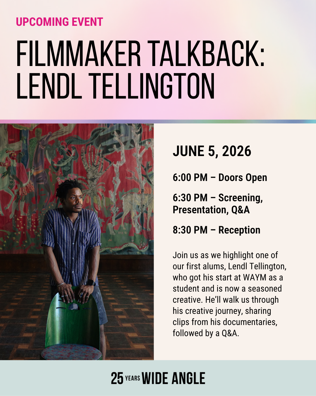 Filmmaker Talkback with Lendl Tellington image