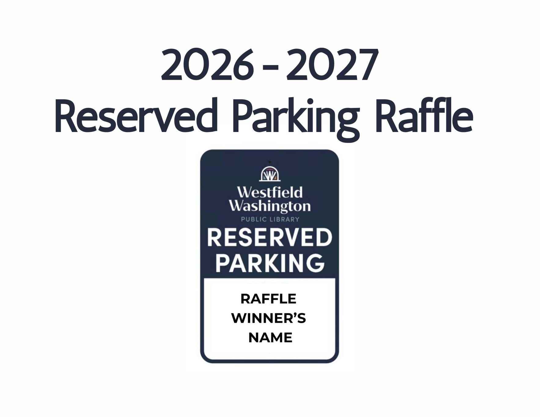 2026 Parking Space Raffle image