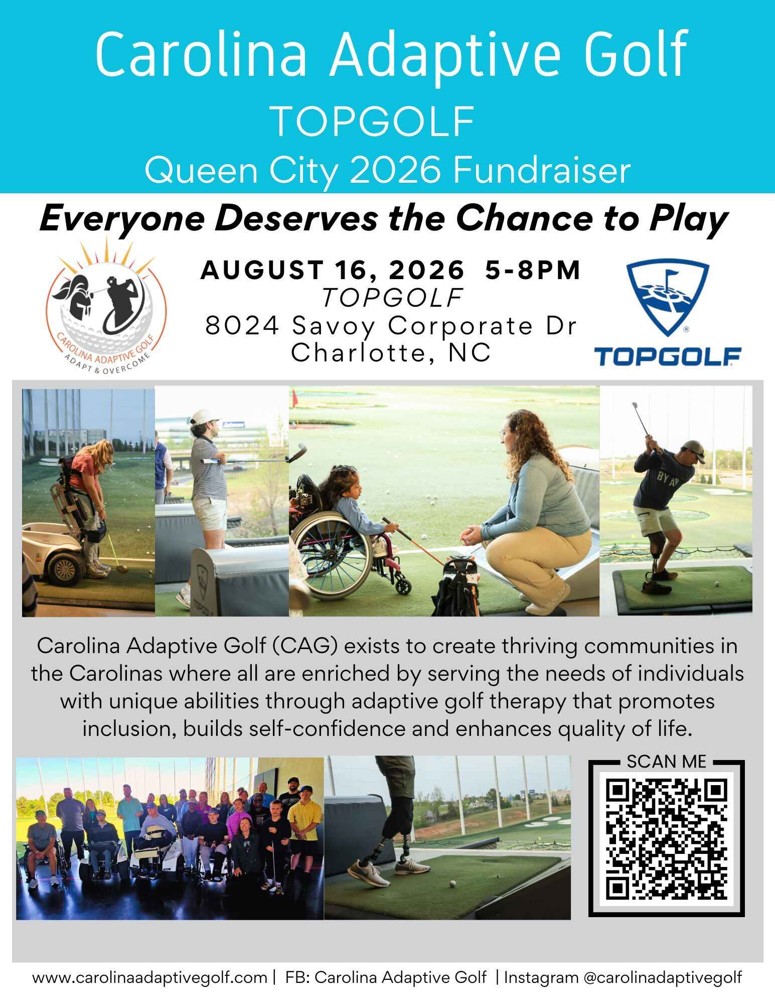 Charlotte Topgolf Fundraiser image