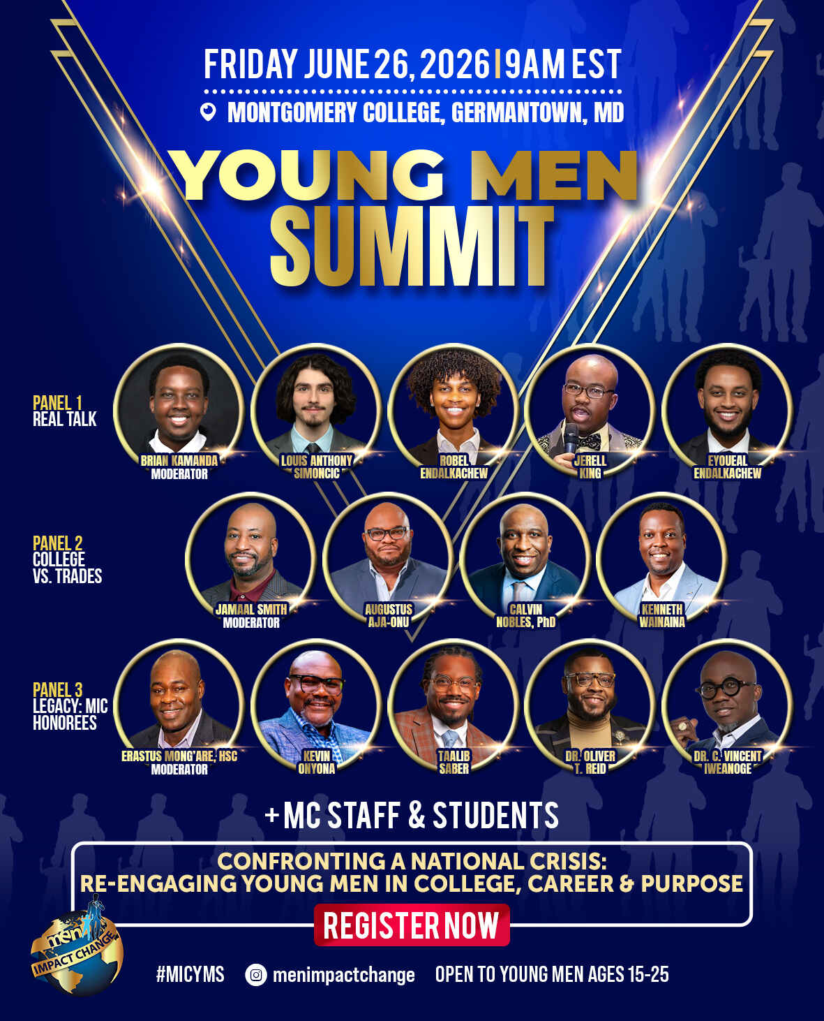 Men Impact Change Young Men Summit (MICYMS) image