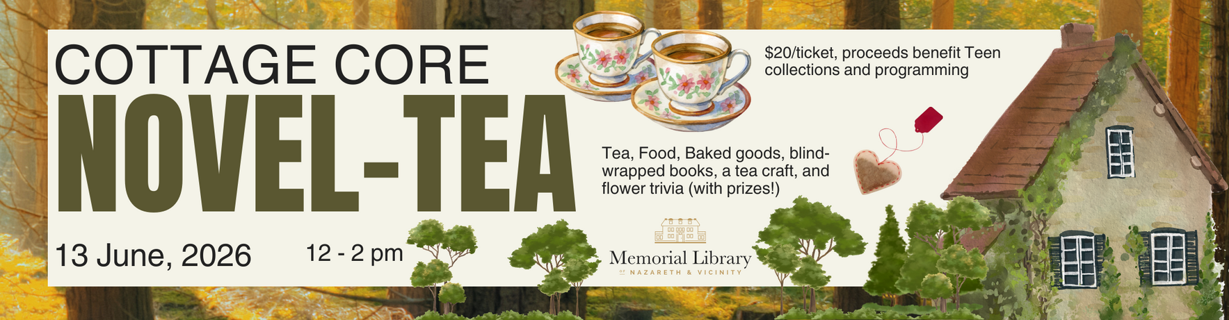 Cottage-Core Novel-Tea image