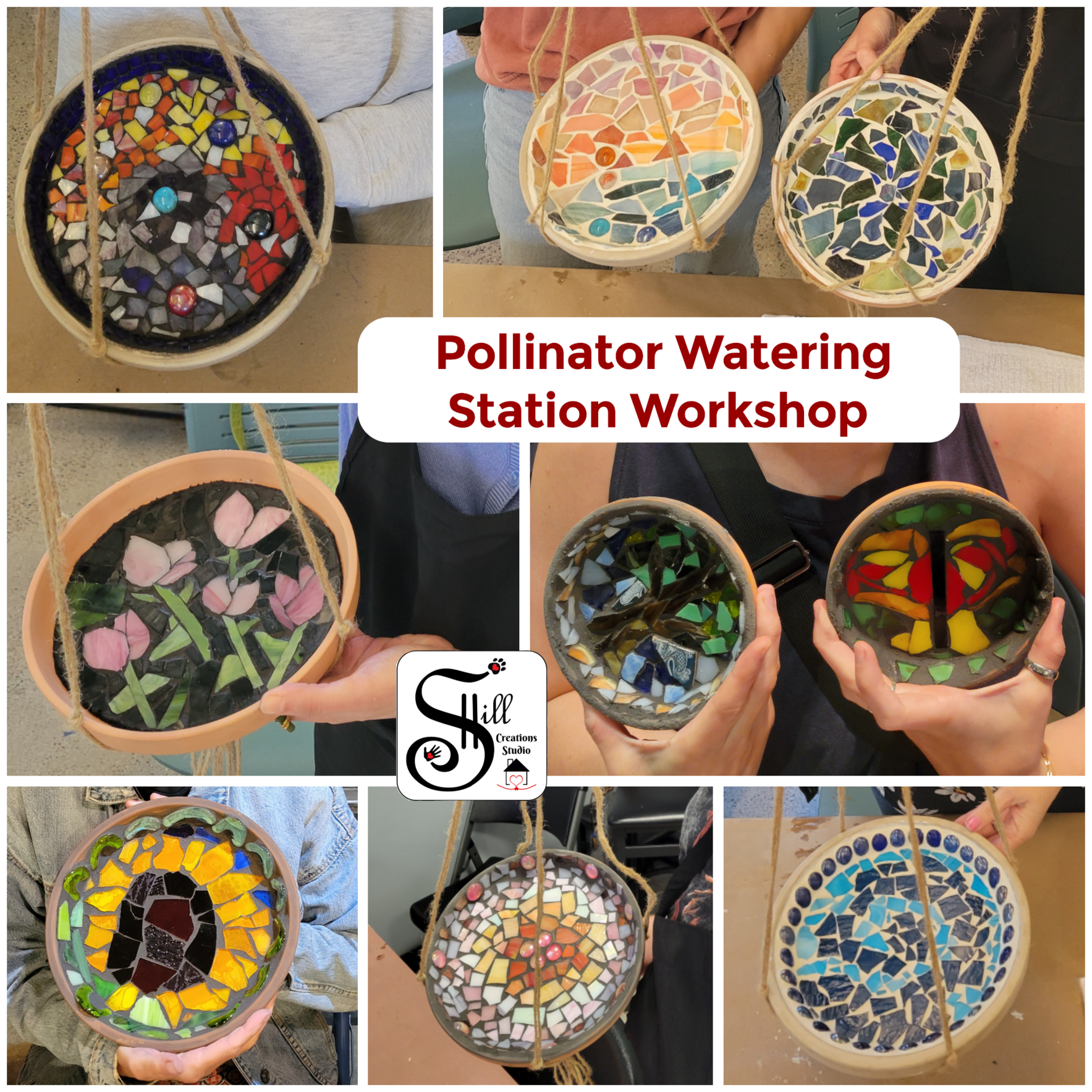 2026-A2 - Pollinator Watering Station Workshop with Sue Hill Creations Studio  image