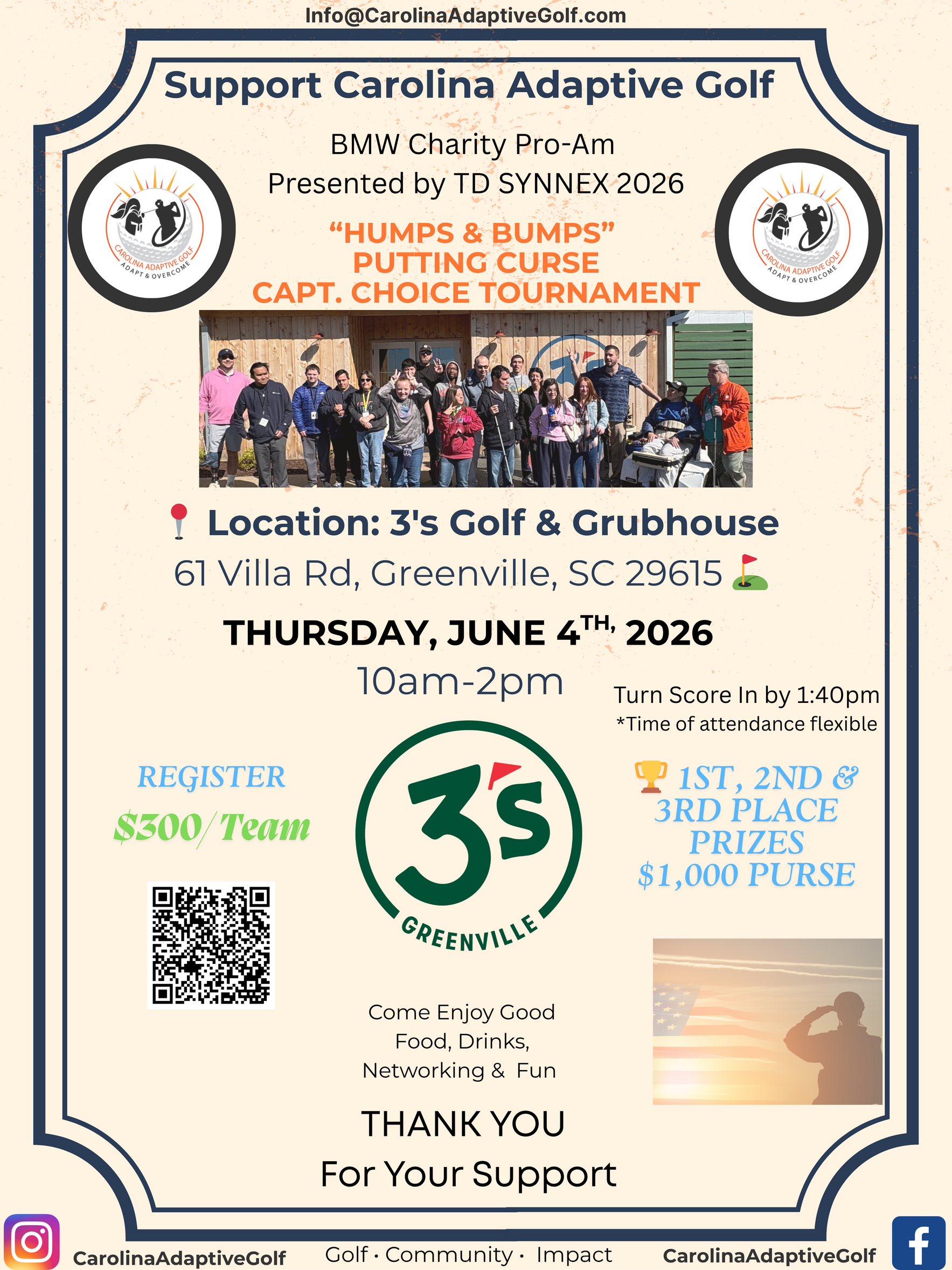Humps & Bumps Charity Tourney BMW Pro-Am Week image
