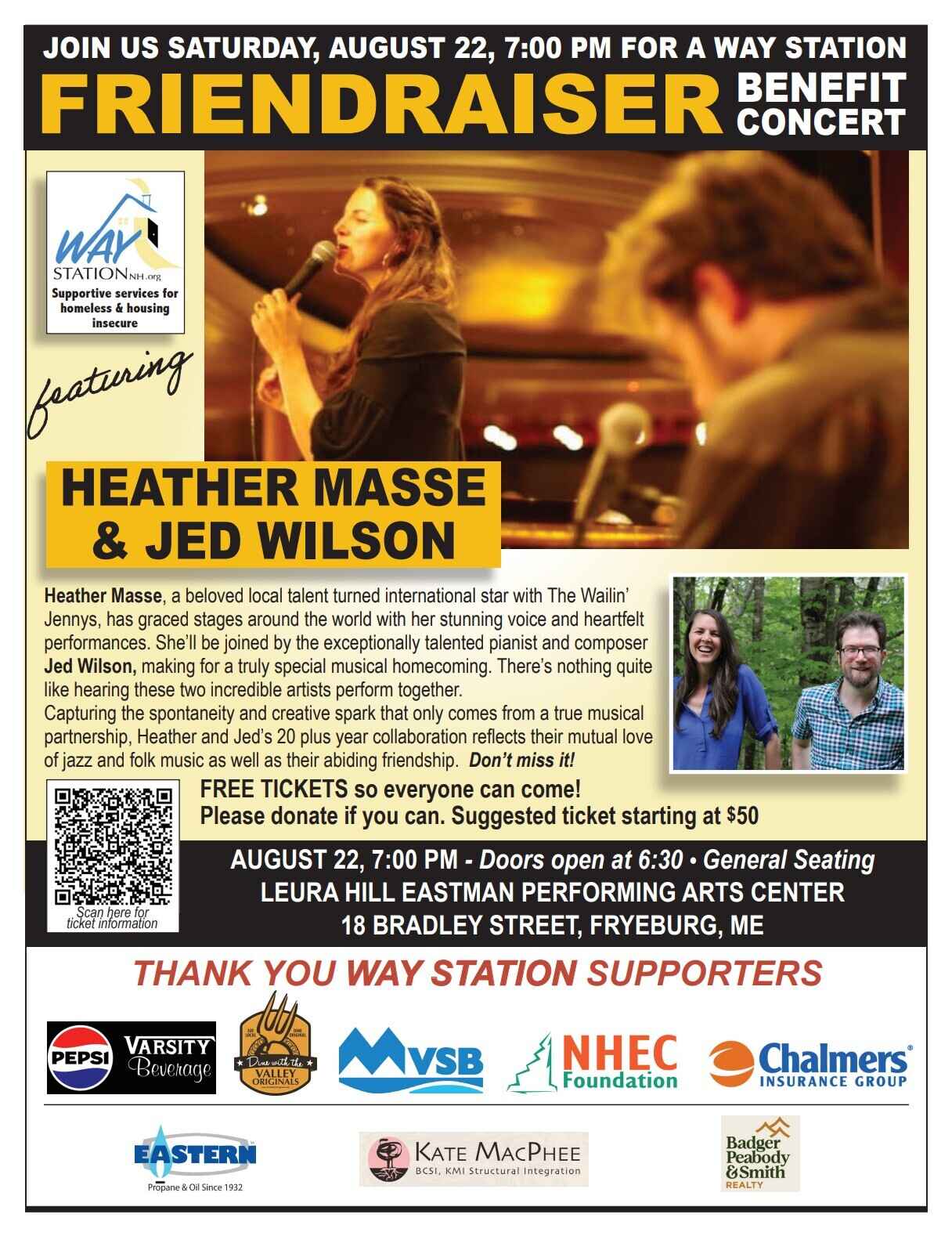 HEATHER MASSE & JED WILSON in CONCERT image
