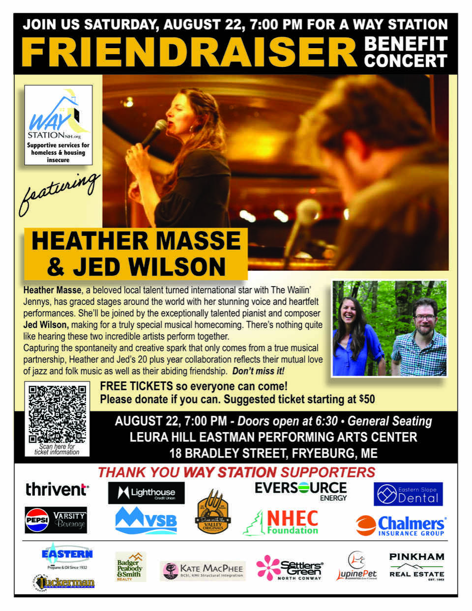 HEATHER MASSE & JED WILSON in CONCERT image