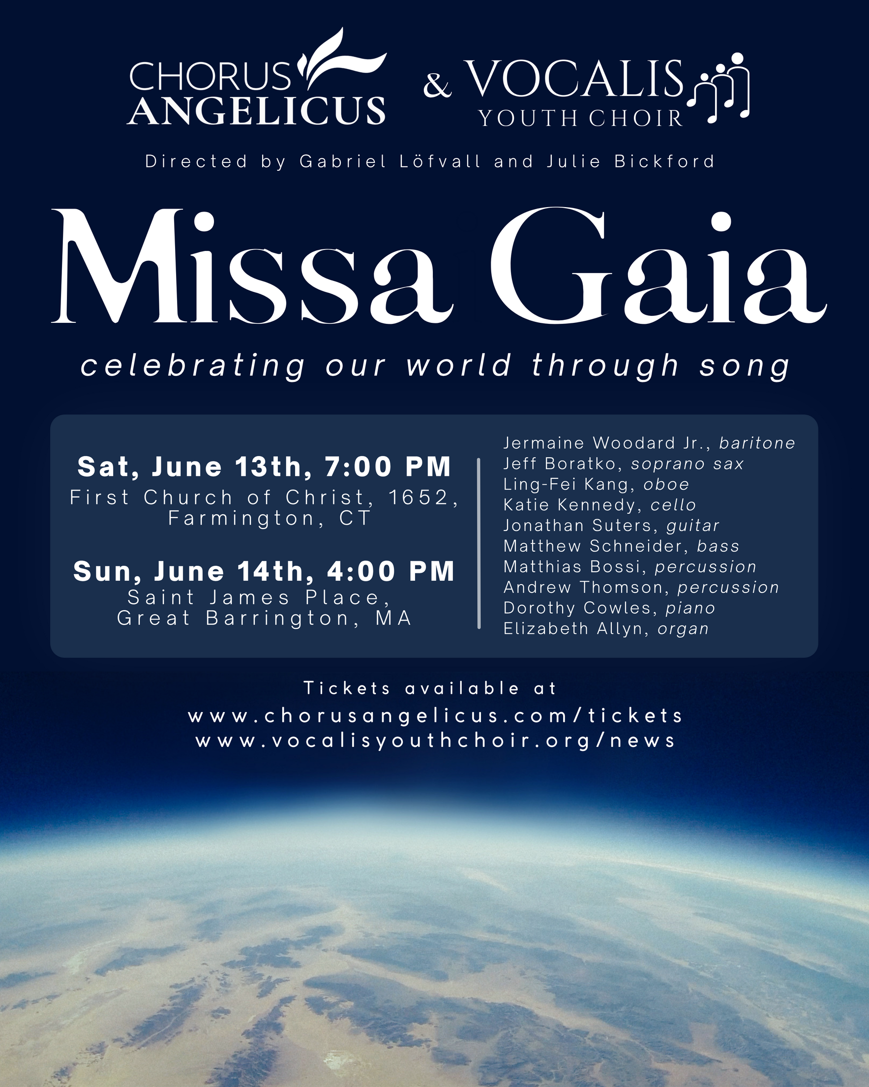 Missa Gaia: Celebrating Our World Through Song - Farmington image