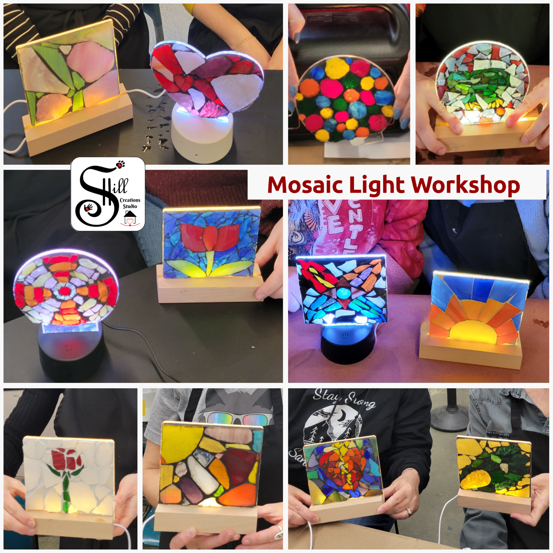 2026-A2 - Mosaic Light Workshop with Sue Hill Creations Studio  image