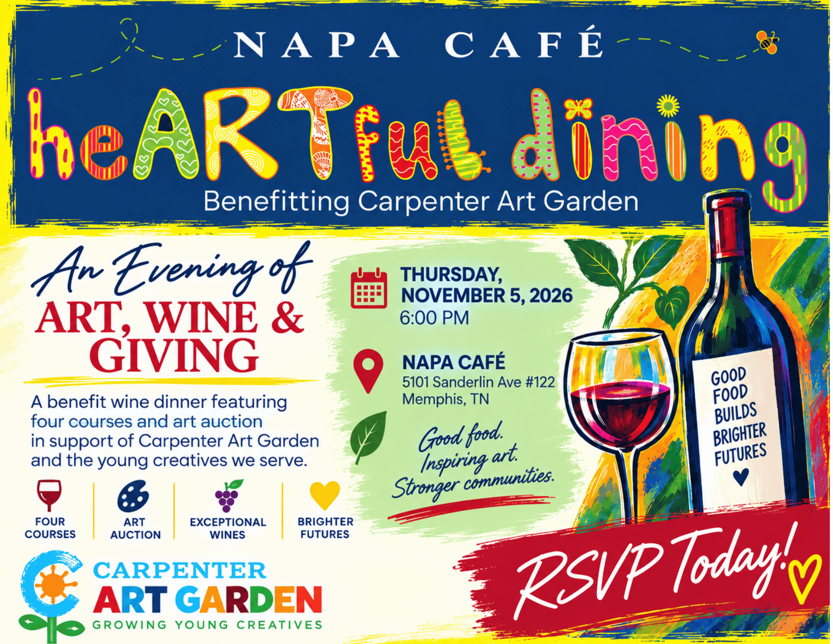 Benefit Wine Dinner image