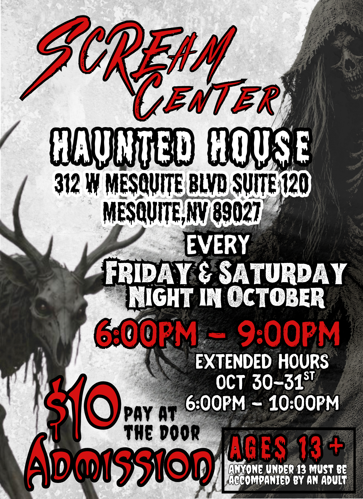 SCREAM Center Haunted House  image