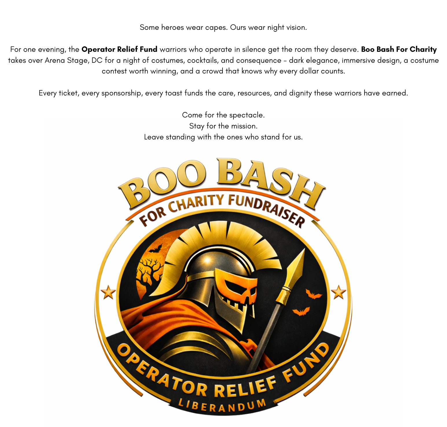 Boo Bash for Charity- Benefitting the Operator Relief Fund image