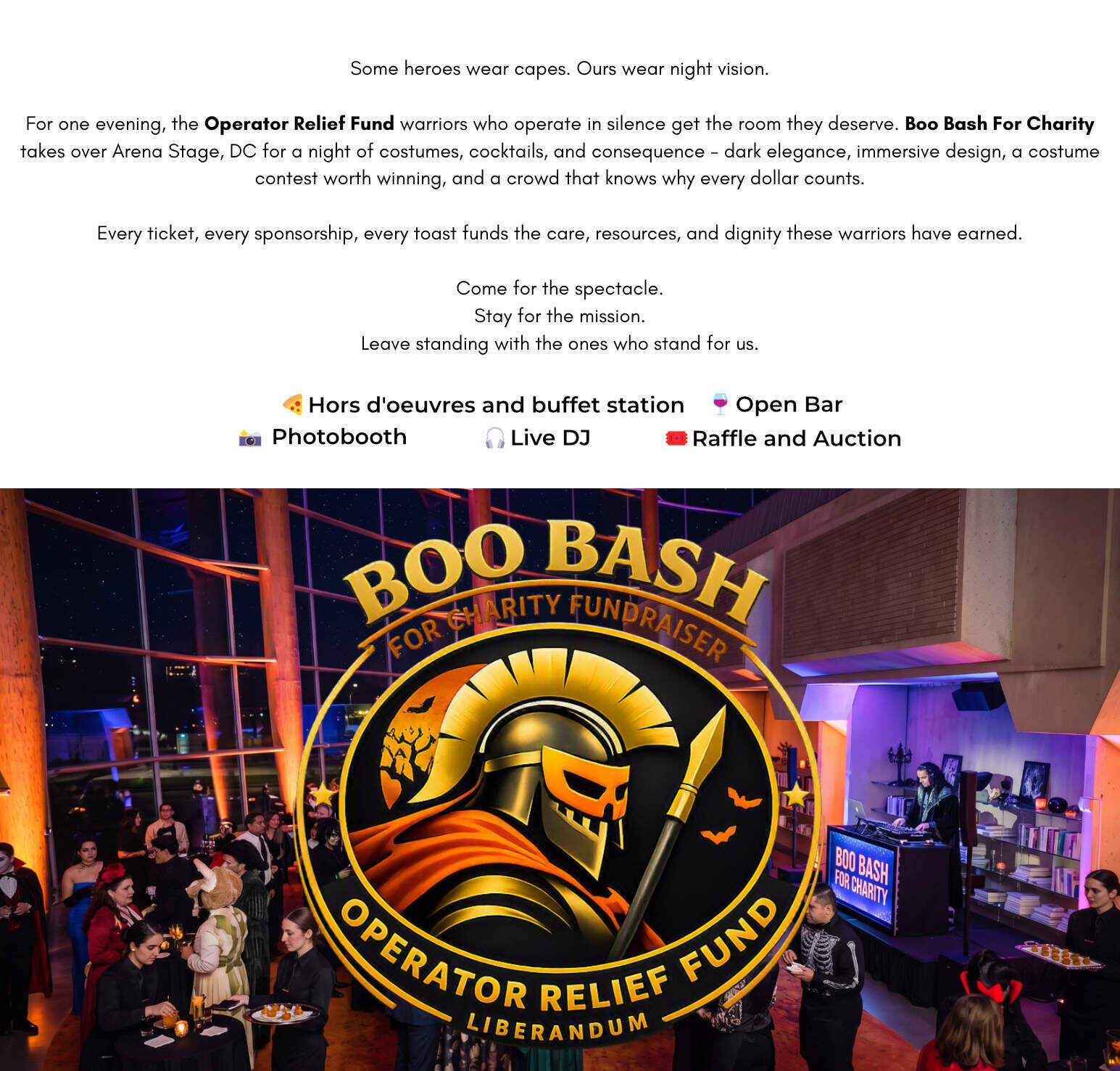 Boo Bash for Charity- Benefitting the Operator Relief Fund Presented by RazorX2 image