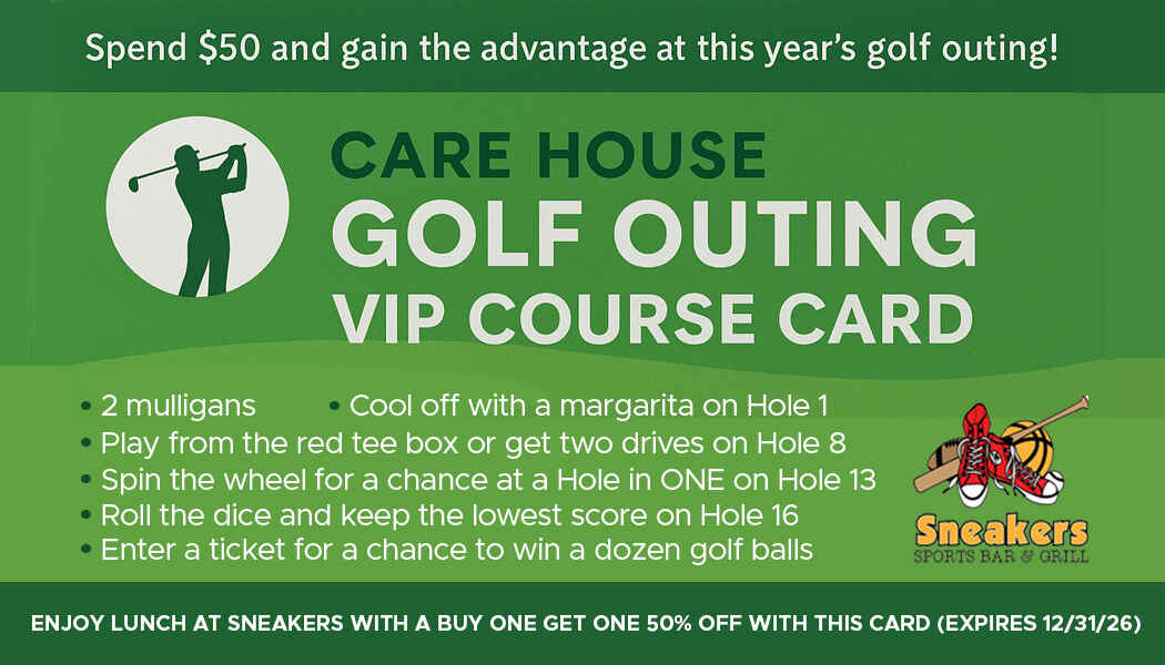 2026 CARE House Golf VIP Course Card image