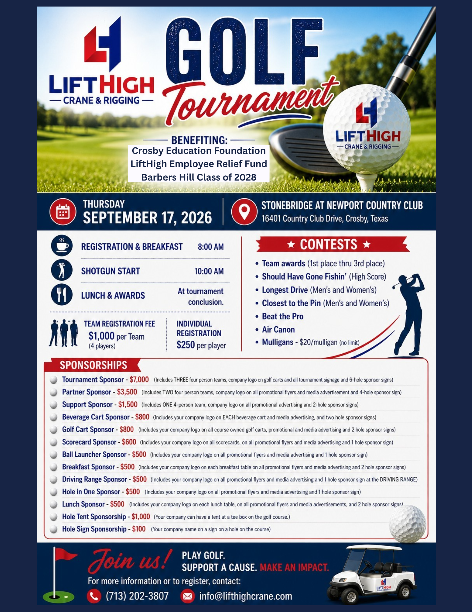 LiftHigh Golf Tournament image